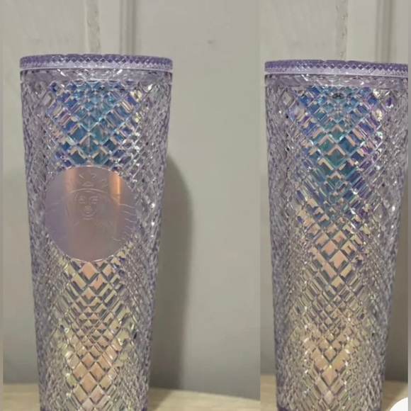 Starbucks Mexico Jeweled Unicorn Crystal Iridescent Studded Tumbler Cup 24oz NWT - Picture 7 of 12